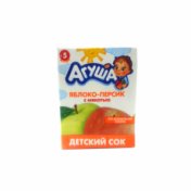 Агуша яблоко-персик с мякотью 0.2л