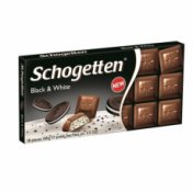 Schogetten Black White Сливки-Какао-Молочный шоколад 100  гр
