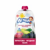 Агуша пюре фруктовое Яблоко-Ежевика-Малина 90 гр