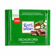 Ritter sport Лесной орех Шоколад 100 гр