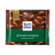 Ritter sport Цельный миндаль Молочный шоколад 100 гр