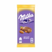 Milka шоколад с цельным миндалем 80 гр