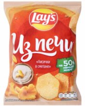 Чипсы Lay s 85 гр Из Печи Лисички в сметане