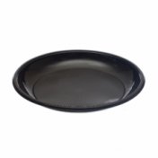 Тарелка пластиковая Black Style d167 12 шт