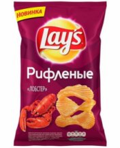 Чипсы Lay s 140 гр рифленые Лобстер