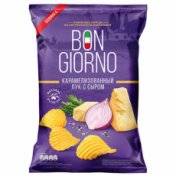 Bon Giorno Карамелизованный лук с Сыром 80 гр Чипсы