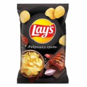 Чипсы Lay s 140 гр Рёбрышки на гриле