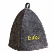 Шапка для бани с вышивкой Bake
