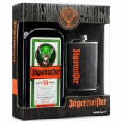Jagermeister 0.7 Ликер плюс фляжка