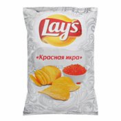 Чипсы Lay s 120 гр Красная икра