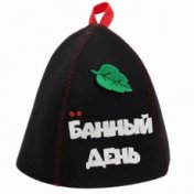 Шапка для бани с принтом Банный день